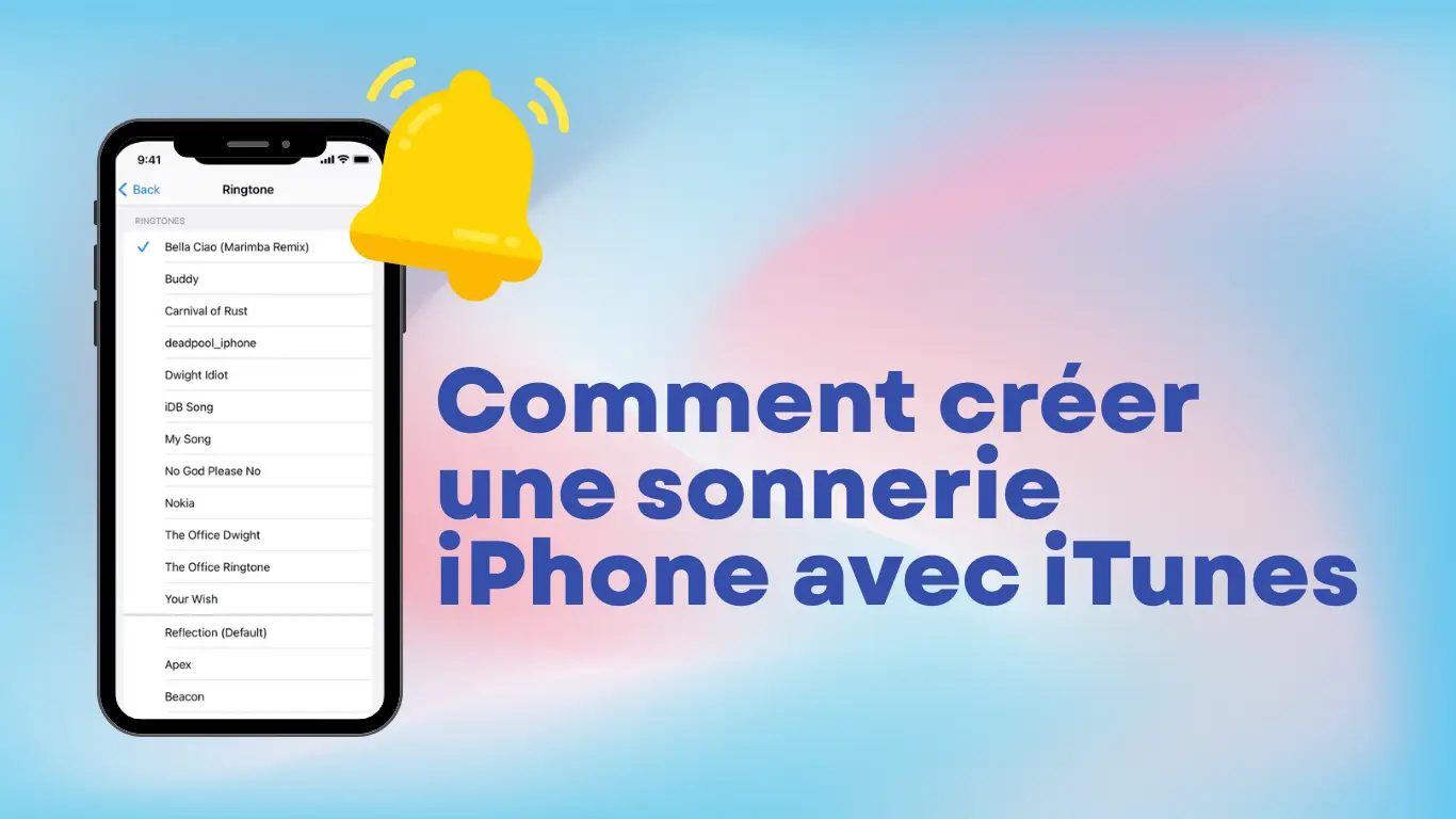 Comment créer une sonnerie iPhone avec iTunes détail