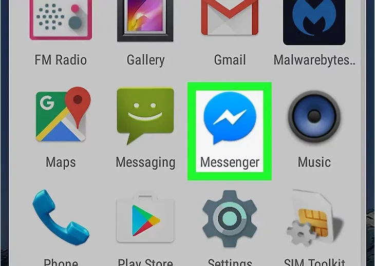 Étape 1 : Ouvrir l’application Facebook Messenger