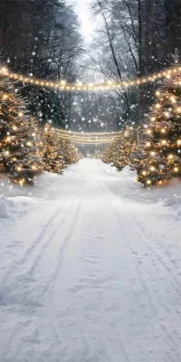 Fonds d’écran de neige de Noël