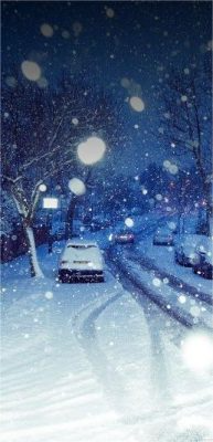 Fonds d’écran de neige de Noël