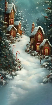Fonds d’écran de neige de Noël
