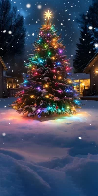 Fonds d’écran sapin de Noël